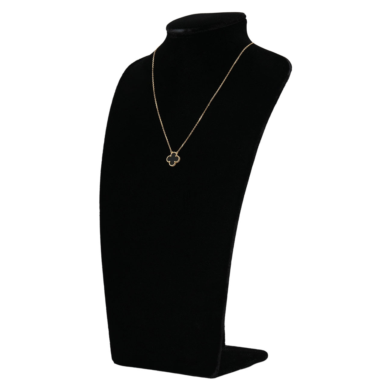 Van Cleef & Arpels(USED)반클리프앤아펠 빈티지 알함브라 네크리스 오닉스